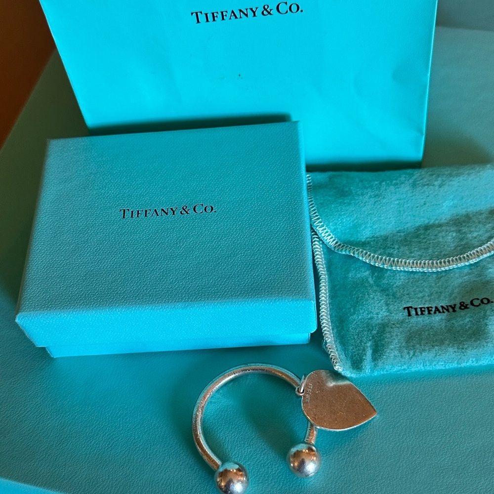 Tiffany & Co. Silver Heart Key Holder